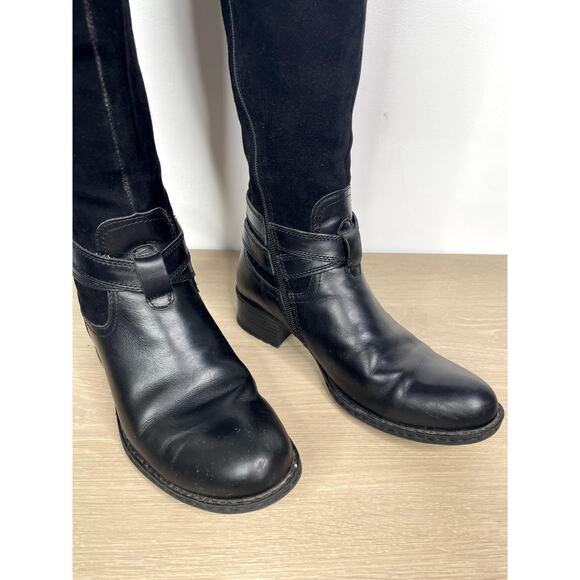 BOC Women's Tall Black RIDING BOOTS Side Zip WOMENS 7 - Picture 3 of 8